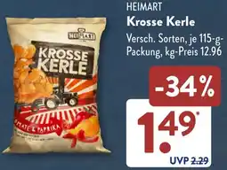 Aldi Süd HEIMART Krosse Kerle Angebot