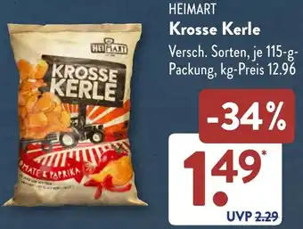 Aldi Süd HEIMART Krosse Kerle Angebot