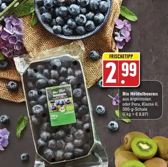 Edeka Neukauf Bio Heidelbeeren 300g Angebot