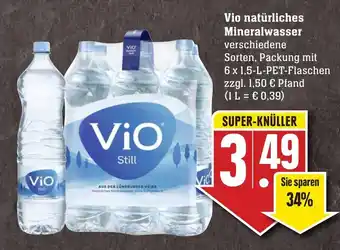 Edeka Neukauf Vio Natürliches Mineralwasser 6x1,5L Angebot