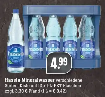 Edeka Neukauf Hassia Mineralwasser 12x1L Angebot