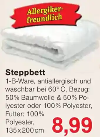 Wiglo Wunderland Steppbett Angebot