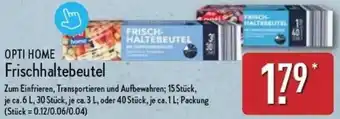 Aldi Nord OPTI HOME Frischhaltebeutel Angebot