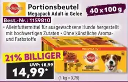 Norma Pedigree Portionsbeutel Megapack Adult in Gelee Angebot