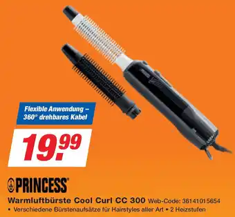 Expert PRINCESS Warmluftbürste Cool Curl CC 300 Angebot