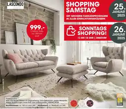 Möbel Martin LASCONDO COMFORT 2,5-Sitzer Sofa Angebot