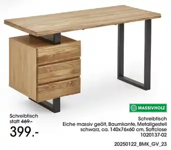 Möbel Martin Schreibtisch Angebot