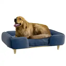 Netto Marken-Discount PawHut Hundesofa mit abnehmbarem Bezug blau 96L x 66B x 24H cm Angebot