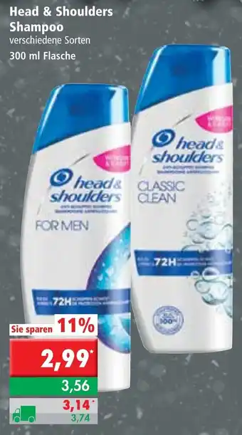 L. STROETMANN GROSSMARKT Head & Shoulders Shampoo 300ml Angebot