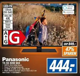 expert Octomedia Panasonic TX-55 HXW 604 Angebot