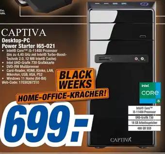 expert Octomedia Captiva Desktop PC Power Starter I65-021 Angebot