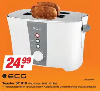 Expert ECG Toaster ST 818 Angebot