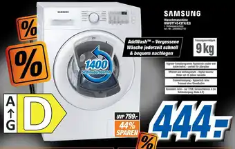 Expert Technomarkt Samsung Waschmaschine WW9TT4543TH/EG Angebot