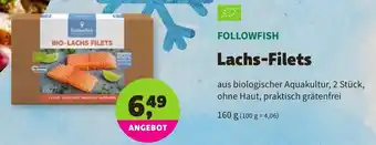 Denns BioMarkt Followfish Lachs Filets 160g Angebot