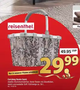 Zurbrüggen Reisenthel carrybag snake sand Angebot