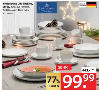 Zurbrüggen Seltmann weiden kombiservice lido blackline, 30-tlg Angebot