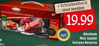 Kupsch Abraham Mini Jamón Serrano Reserva 950g Angebot