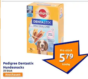 Action Pedigree dentastix hundesnacks Angebot