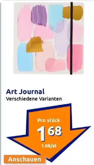 Action Art journal Angebot