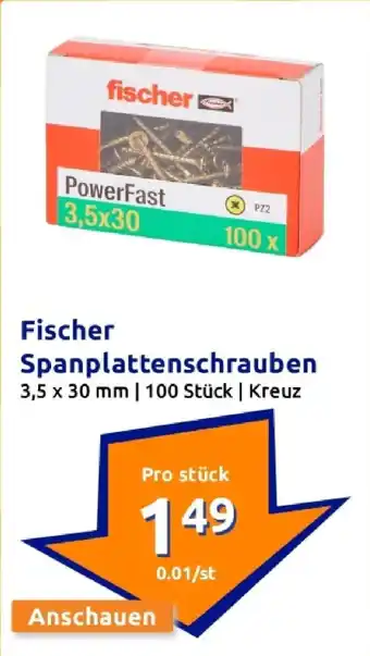 Action Fischer spanplattenschrauben Angebot