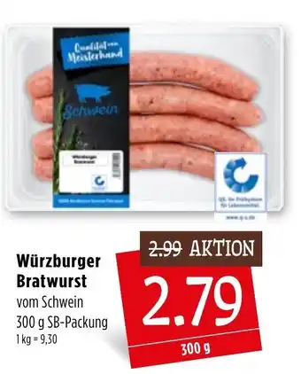 Kupsch Würzburger Bratwurst 300g Angebot