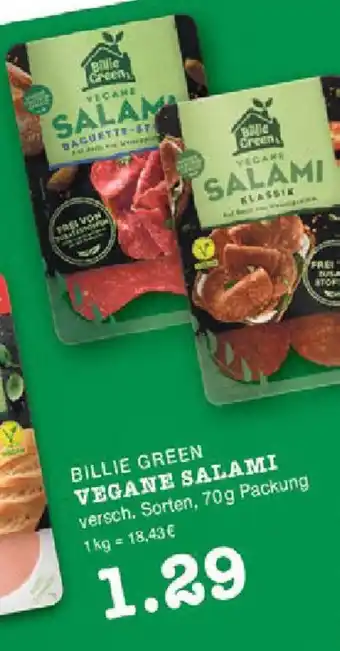 E-Center BILLIE GREEN VEGANE SALAMI Angebot