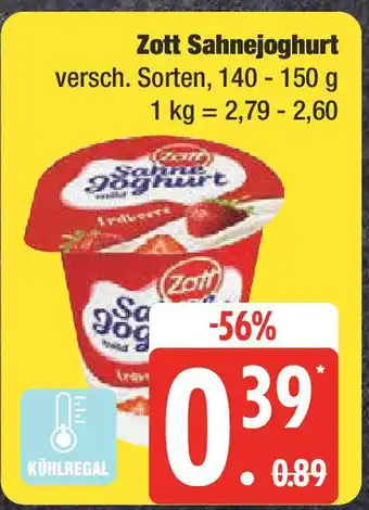 Marktkauf Zott Sahnejoghurt Angebot