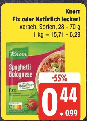 Marktkauf Knorr Fix oder Natürlich lecker! Angebot