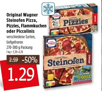 Kupsch Original Wagner Steinofen Pizza, Pizzies, Flammkuchen oder Piccolinis 270-380g Angebot