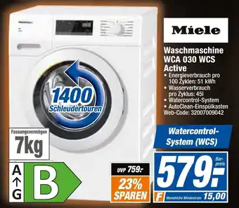 HEM Expert Miele Waschmaschine WCA 030 WCS Active Angebot