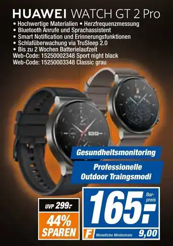 HEM Expert Huawei Watch GT 2 Pro Angebot