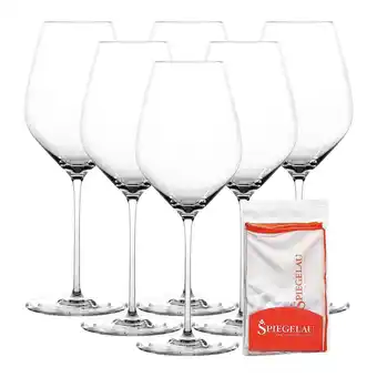 Netto Marken-Discount Spiegelau Universalgläser + Poliertuch Hi-Lite 510 ml 6er Set Angebot