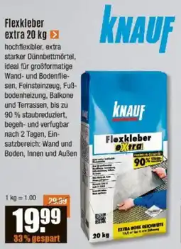 V Baumarkt KNAUF Flexkleber extra Angebot