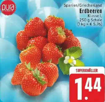 Edeka Pura Erdbeeren Angebot