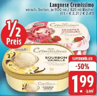 Edeka Langnese Cremissimo Angebot