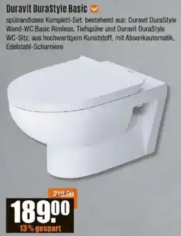 V Baumarkt Duravit DuraStyle Basic Angebot