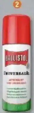 V Baumarkt BALLISTOL Spraydose Angebot