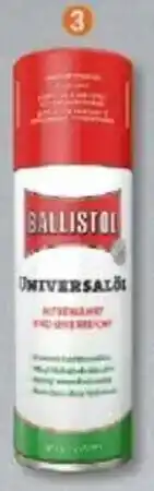 V Baumarkt BALLISTOL Spraydose Angebot