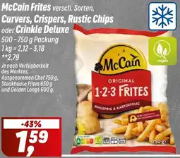 Simmel McCain Frites, Curvers, Crispers, Rustic Chips oder Crinkle Deluxe Angebot