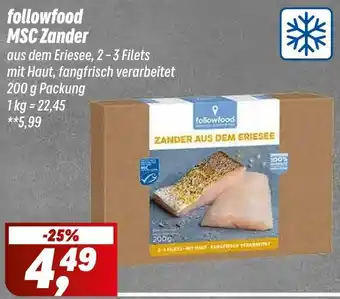 Simmel followfood MSC Zander Angebot