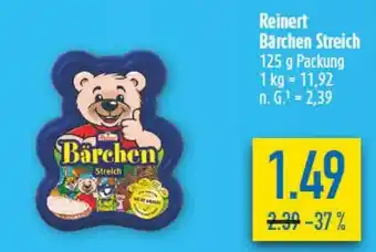 diska Reinert Bärchen Streich Angebot