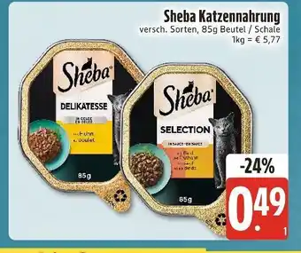 Edeka Xpress Sheba katzennahrung Angebot