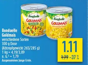 diska Bonduelle Goldmais Angebot