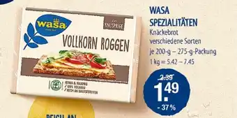 V Markt Wasa spezialitäten knäckebrot Angebot