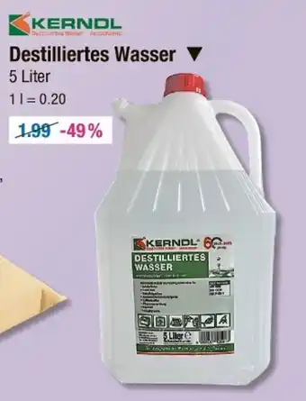 V Markt Kernol destilliertes wasser Angebot