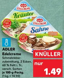 Kaufland ADLER Edelcreme Angebot