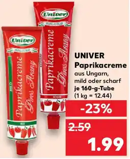 Kaufland UNIVER Paprikacreme Angebot