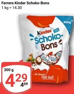 Globus Ferrero Kinder Schoko-Bons Angebot