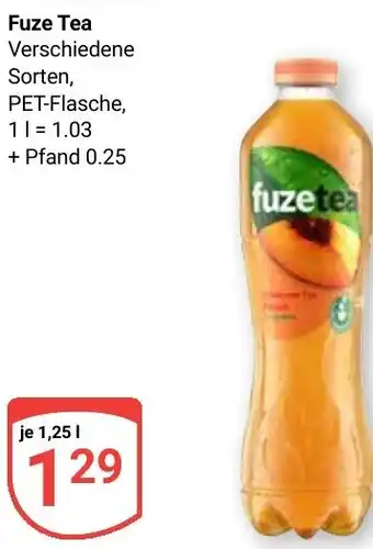 Globus Fuze Tea Angebot