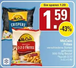 WEZ McCain Frites Angebot